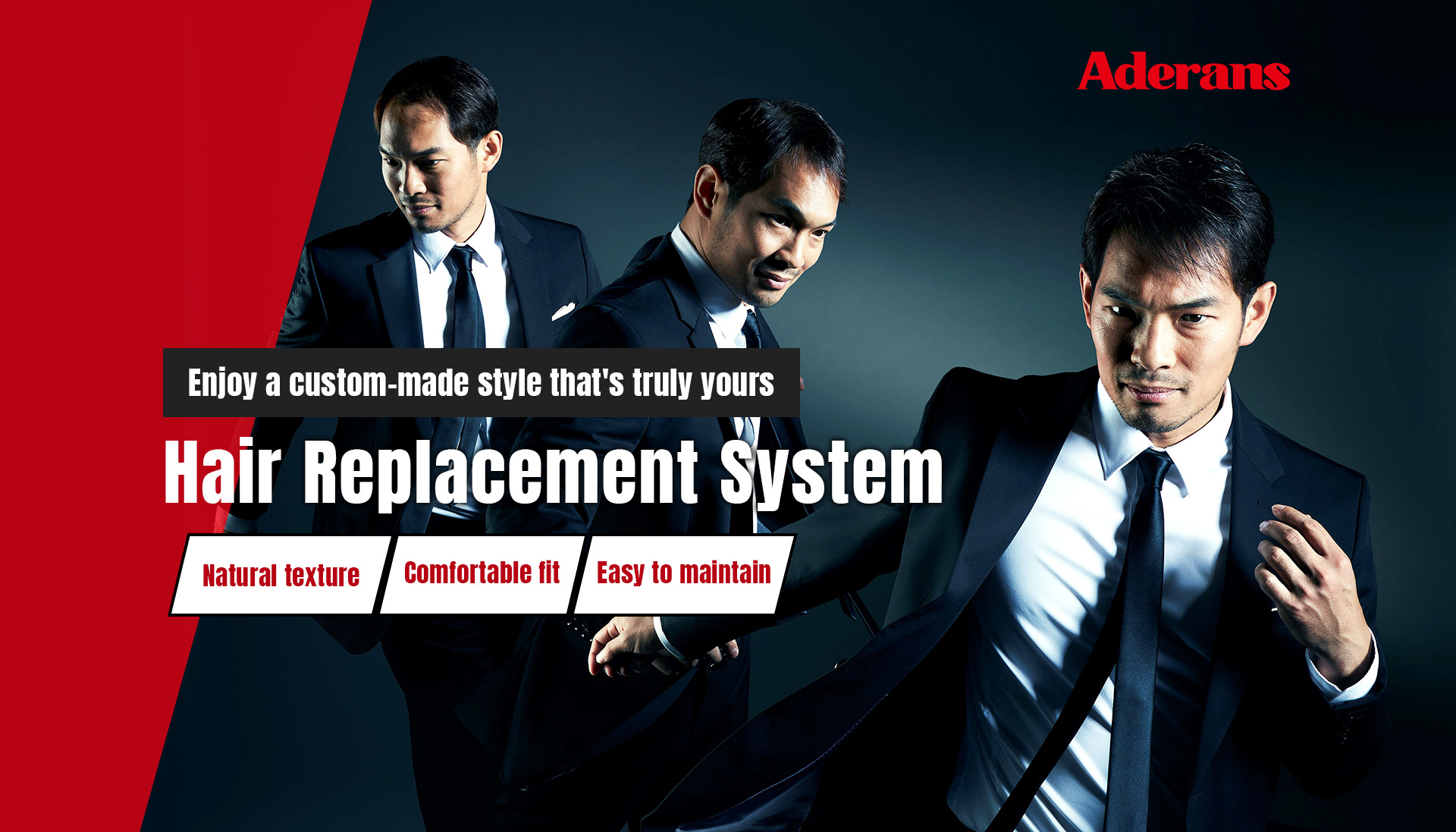 Aderans Wig Hair Replacement System｜Aderans Singapore