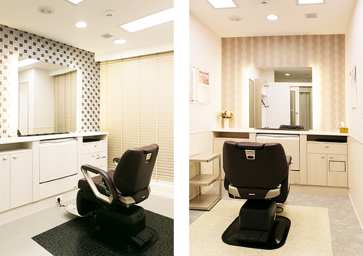 Our stores offer private consultation rooms