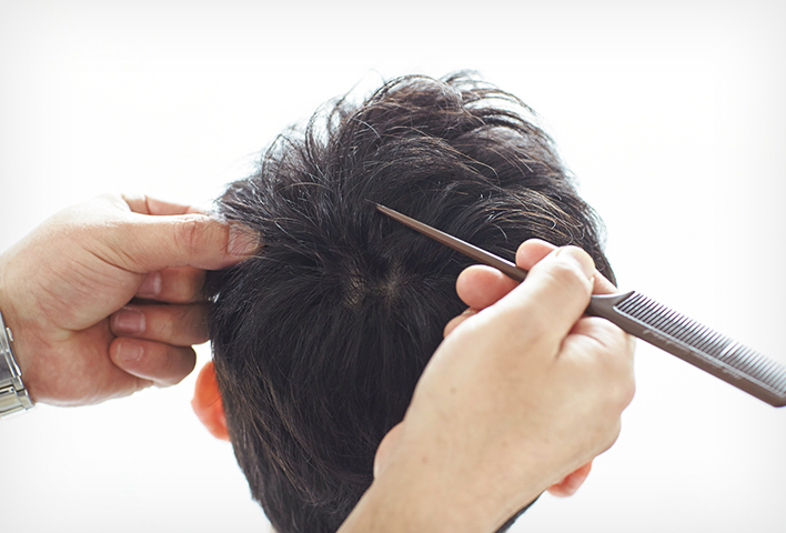 Haircuts and self-maintenance of the scalp and hair