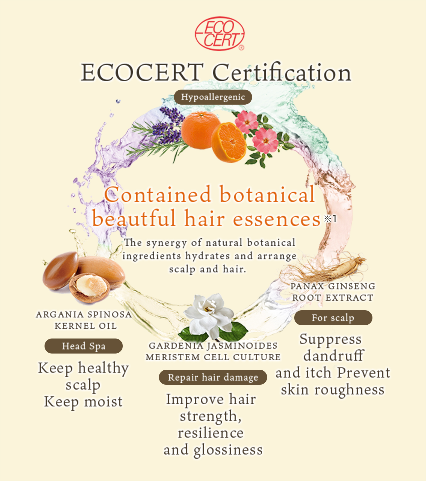 Luxury blend of natural and organic ingredients
